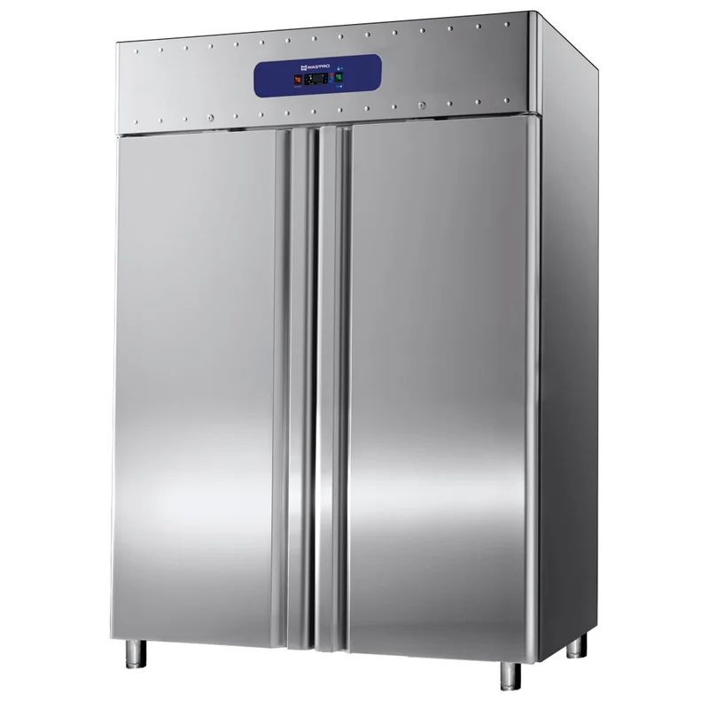 Mastro Kühlschrank 1400 Liter aus Edelstahl, GN 2/1, -2°/+8°C, 85 mm Isolierung