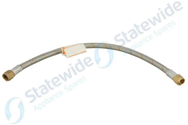 BEEFEATER BBQ Side BURNER Hose SS 3/8'' SAE B/ENDS 450mm long