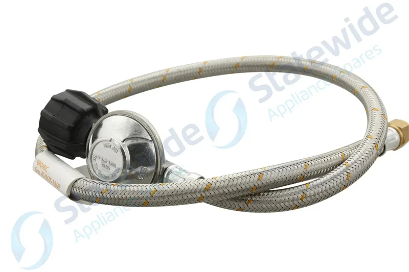 BEEFEATER BBQ REGULATOR BRAIDED Hose 3/8 900mm SS-LPG
