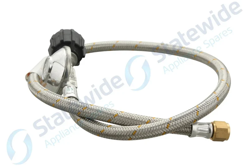 BEEFEATER BBQ REGULATOR BRAIDED Hose 3/8 900mm SS-LPG