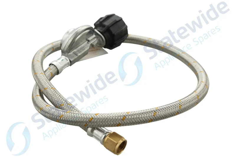 BEEFEATER BBQ REGULATOR BRAIDED Hose 3/8 900mm SS-LPG