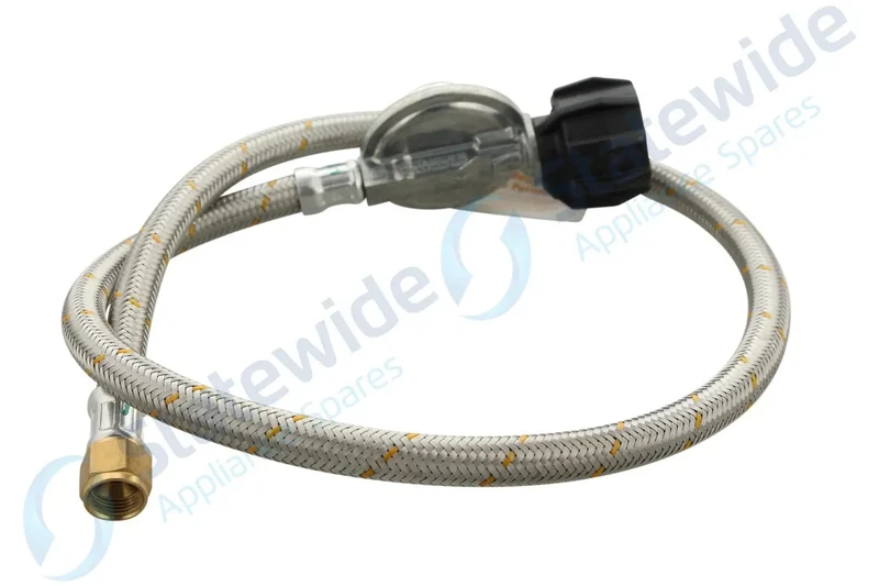 BEEFEATER BBQ REGULATOR BRAIDED Hose 3/8 900mm SS-LPG