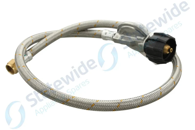 BEEFEATER BBQ REGULATOR BRAIDED Hose 3/8 900mm SS-LPG