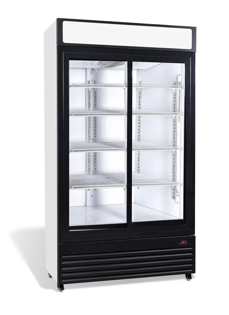 Combisteel Kühlschrank mit Schiebeglastüren BEZ-750 Sl