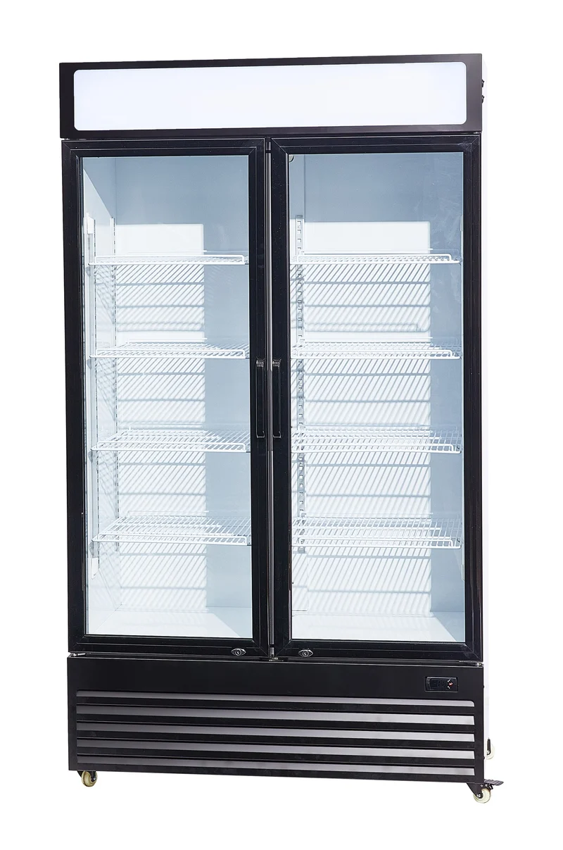 Combisteel Kühlschrank 2 Glastüren BEZ-750 Gd