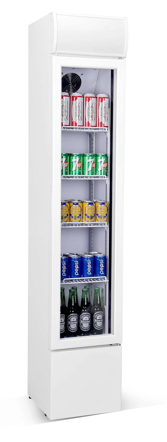 Combisteel Kühlschrank Glastür Schmall
