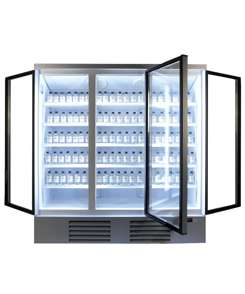 Combisteel Kühlschrank 3 Glastüren JDE-1530R