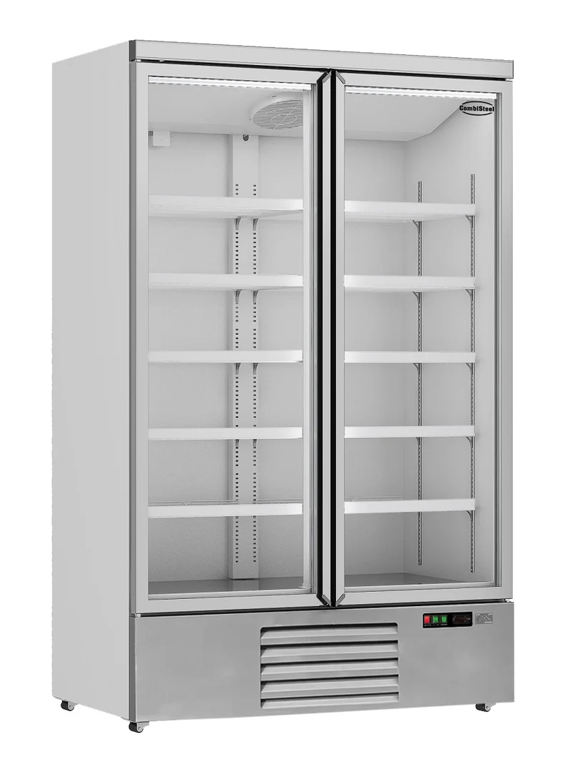 Combisteel Kühlschrank 2 Glastüren JDE-1000R