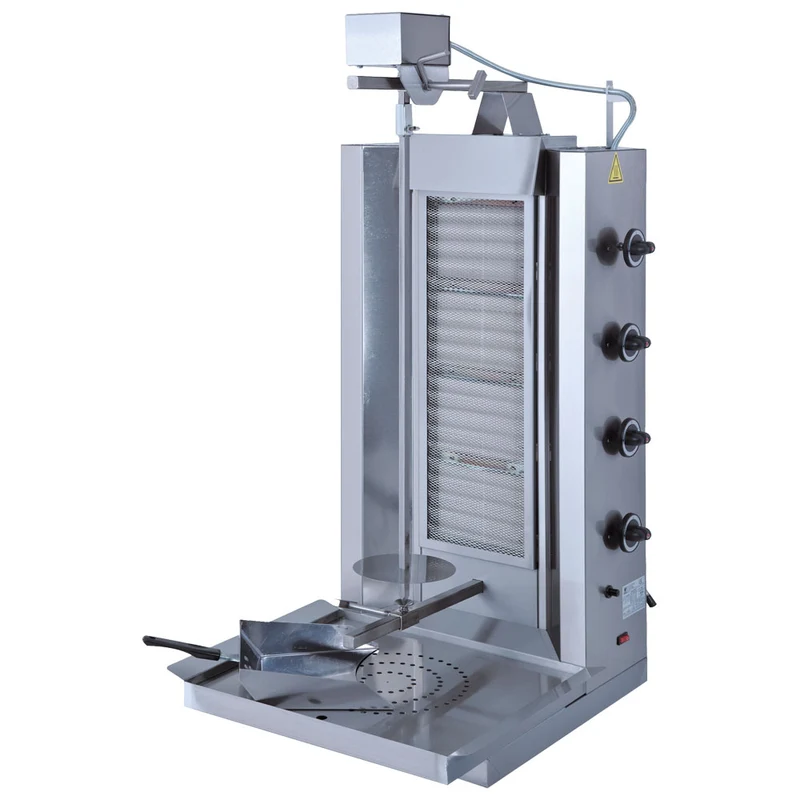 Mastro Gas-Dönergrill mit 4 Heizzonen, Motor oben, 70 kg