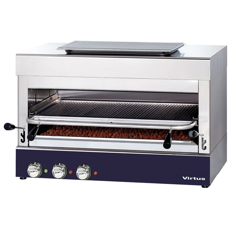 Virtus Elektrogrill bis 800°C mit Grillrost 770x470 mm