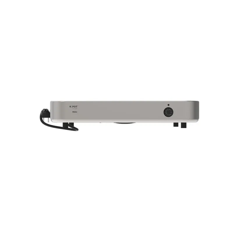 Rieber Buffet-Warmhalte-Ausgabe mit Ceranheizfeld K-POT 1/1-ch-800 silber