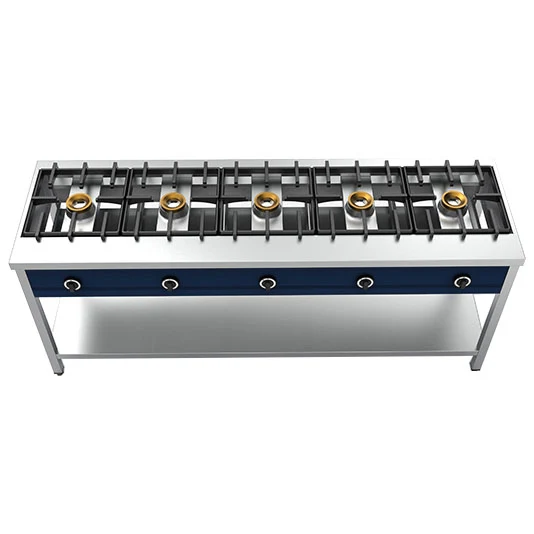Mastro Pancake Gaskocher mit 5 Brennern je 8 kW