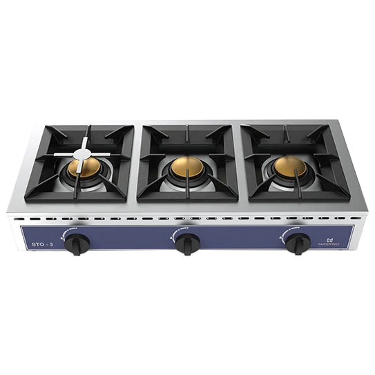 Mastro Gaskochfeld 3 Brenner je 7 kW (Erdgas)