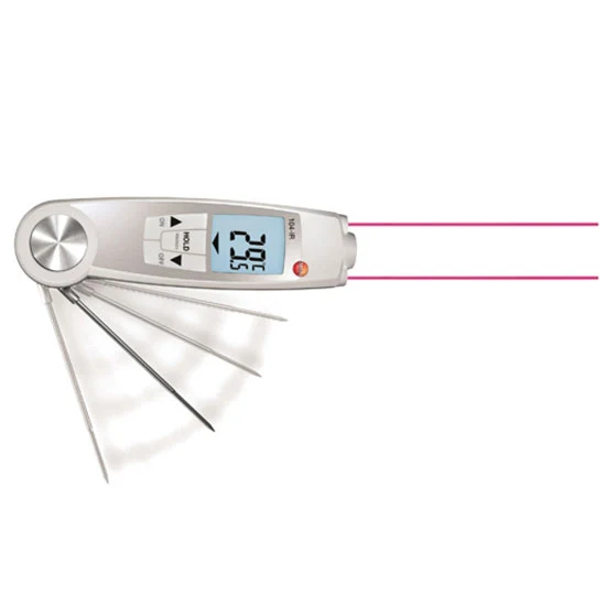 Virtus Kombi Infrarot- und Einstech-Thermometermit Messbereich bis zu max. +250°C - RESTPOSTEN