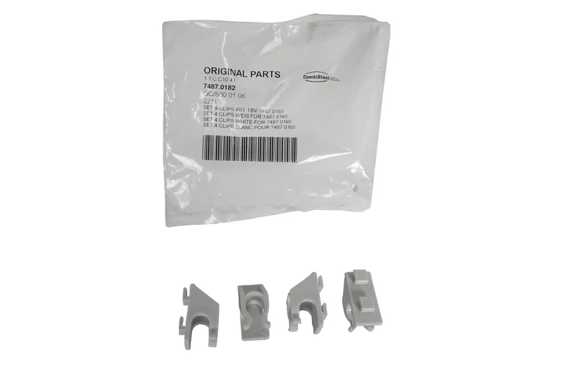 Combisteel Set 4 Clips Weiß für 7487.0165 Alte Serie
