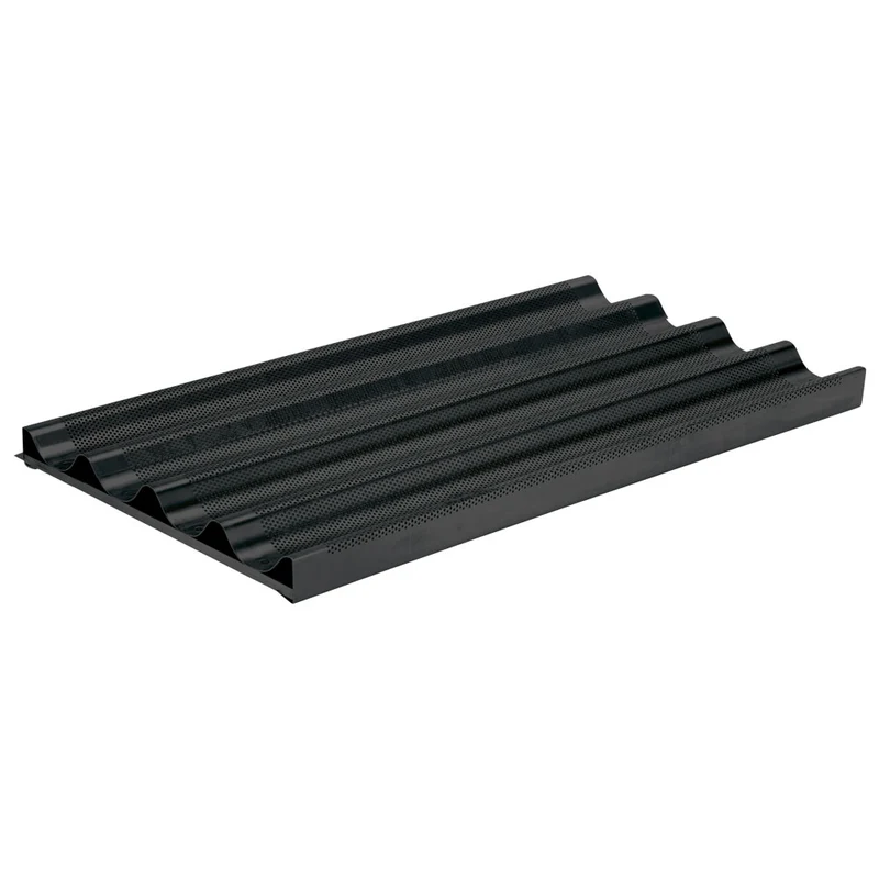 Virtus Perforiertes Aluminiumblech 435x340 für 4 Baguettes, Tynec Beschichtung