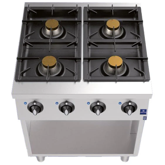 Mastro Gaskochfeld auf offenem Unterbau mit 4 Brenner (26,0 kW)