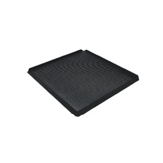 Virtus Backblech aus Aluminium, 435x340 mm - 4 Seiten 45°, doppelte thermoplastische Antihaftbeschichtung, gelocht