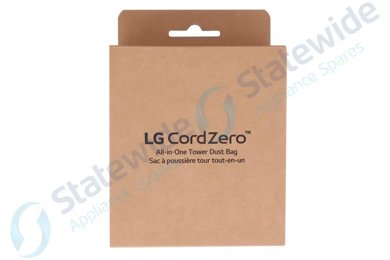 LG CORDZERO A9T-AUTO/A9T-ULTRA Vacuum TOWER DUST BAGS (QTY 3)-Genuine