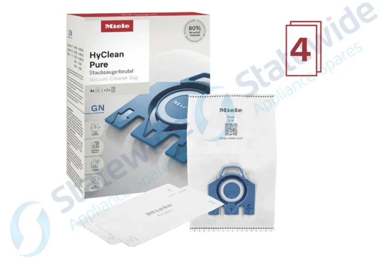 MIELE GN 3D Vacuum BAGS(BLUE-4 bags/2 filters)-Genuine-was 12281680/9917730