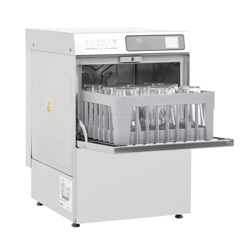 Buffalo Digitaler Gläserspüler für die Arbeitsplatte 350mm Korb 3.3kW