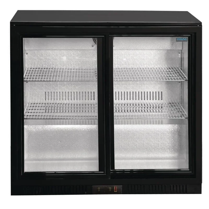 Polar Serie G Barkühlschrank mit 2 Schiebetüren 198L