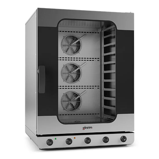 Gierre Elektro-Konvektionsofen mit Befeuchter, mechanisch 10x 600x400 mm - RESTPOSTEN