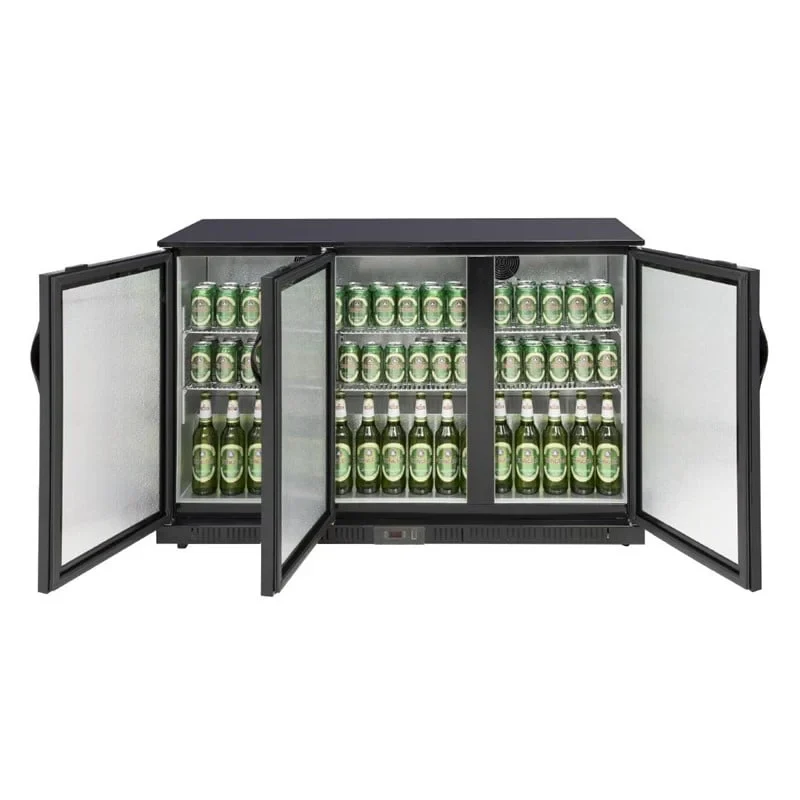Polar G-Serie Barkühlschrank mit drei Türen, 320 L