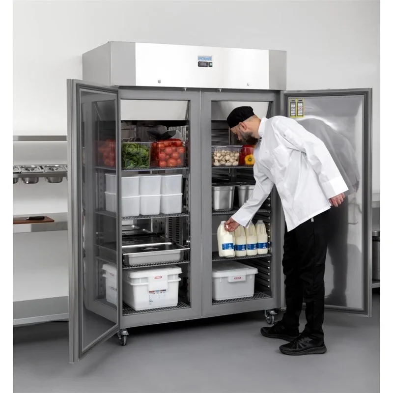 Polar U-Serie Gastro Kühlschrank 1400 Liter, hohe Energieeffizienz