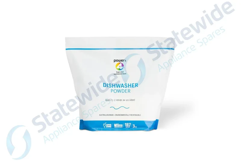 Power Of 4 Dishwasher POWDER BAG (3KG)-ECO FRIENDLY (187 washes)