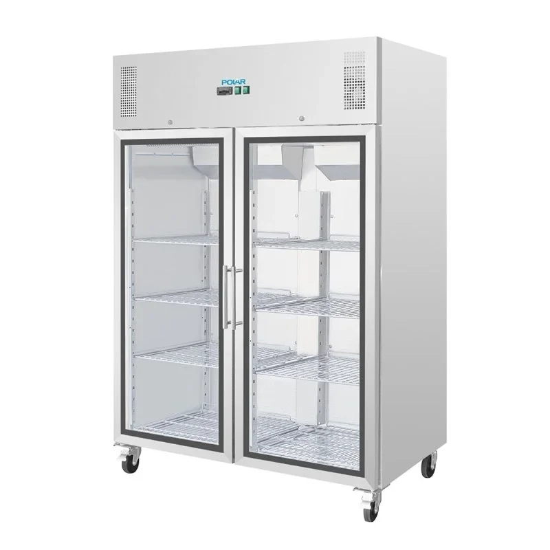 Polar G-Serie Gastro Kühlschrank 2-türig 1200 Liter mit Glastür