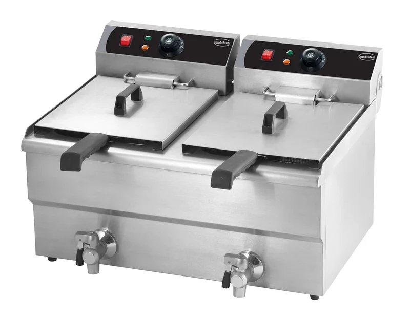Combisteel Elektro Tischfriteuse 2 x 10 L