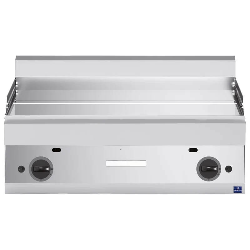 Mastro Gas-Grillplatte, Tischmodell, verchromt glatt