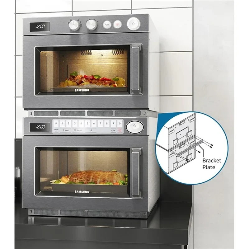 Samsung Gewerbe-Mikrowelle 26 Liter 1850W, digitale Steuerung