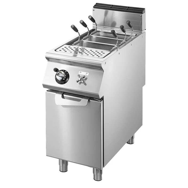 Virtus Gas-Nudelkocher, 1 Becken GN 1/1, Kapazität 1x 40 Liter
