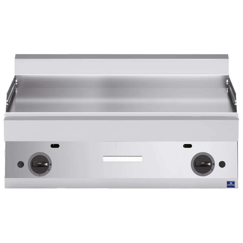Mastro Gas-Grillplatte, Tischmodell, glatt