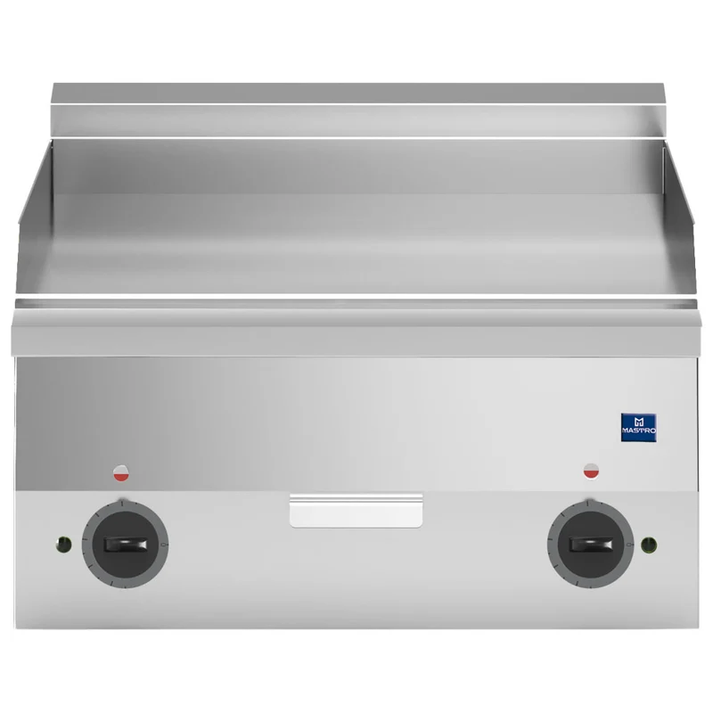 Mastro Elektro-Grillplatte, Tischmodell, verchromt glatt