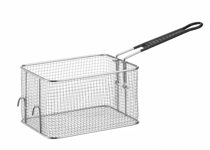 Hendi Frittierkorb, Frittierkorb für 8-Liter-Fritteuse 205822 205839, 238x190x(H)140mm
