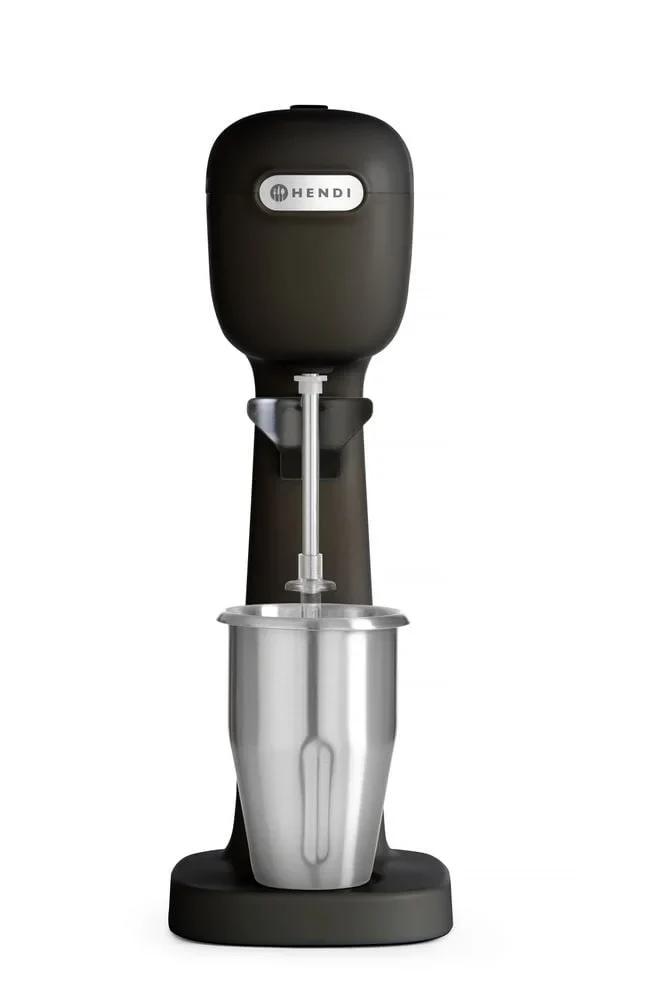 Hendi Milkshake Mixer BPA-frei - Design by Bronwasser, Schwarz, 230V/400W, 170x210x(H)485mm