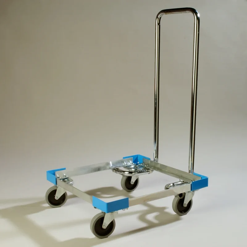 Transporthilfe Aluminium mit Griff für Spülkörbe 500x500