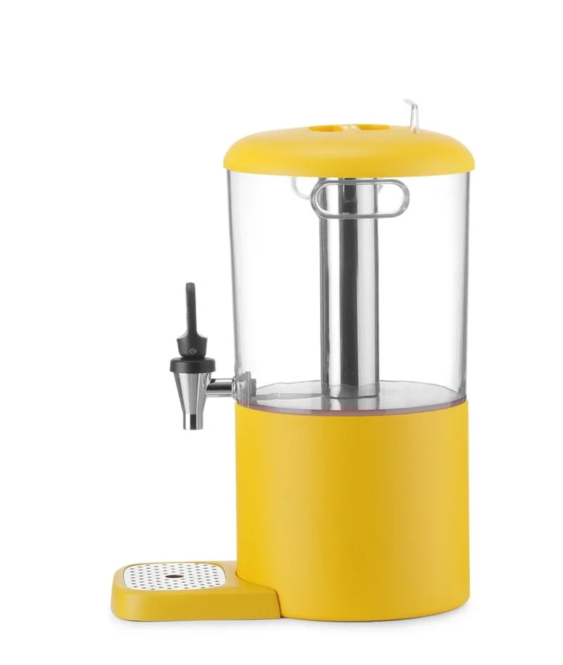 Saftspender, 4 l UNIQ, HENDI, designed by Robert Bronwasser, 4L, Gelb, 315x211x(H)431mm