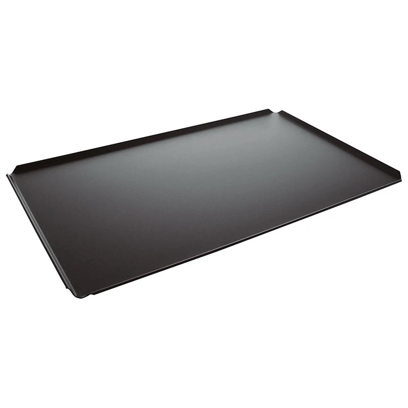 Virtus Backblech aus Aluminium, GN 1/1 - 4 Seiten 45°, doppelte thermoplastische Antihaftbeschichtung