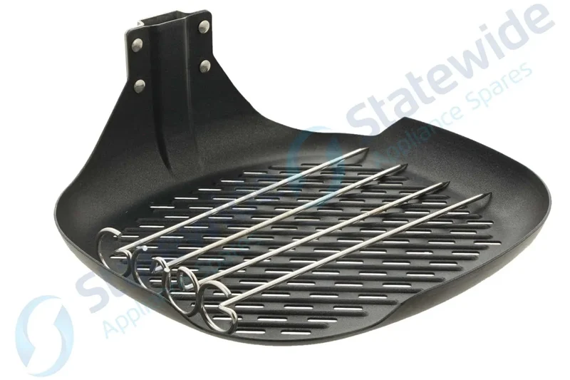 PHILIPS Air FRYER Grill PAN And 4 SKEWERS-HD9742/93-Genuine