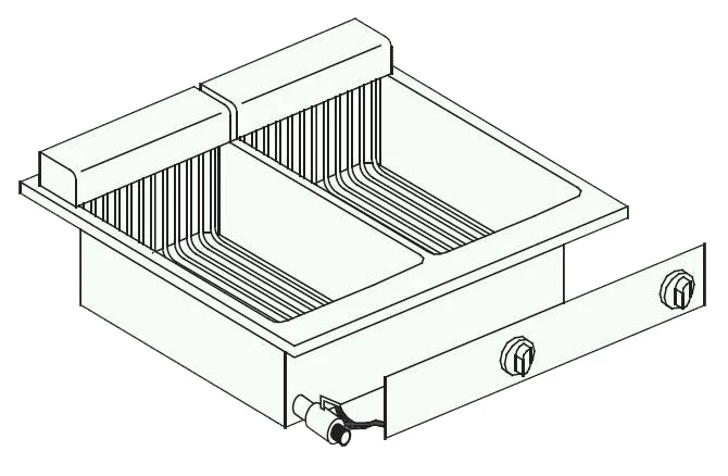 Combisteel Elektrofriteusen 2 x 10 L (7266.0075)