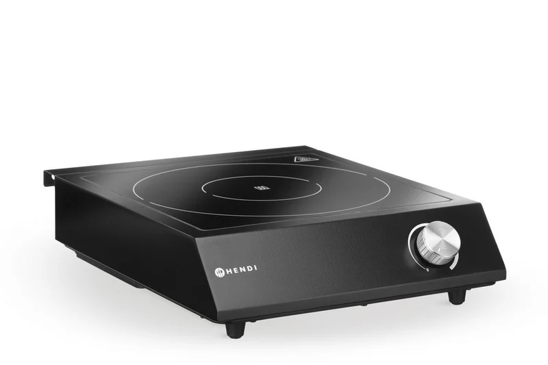 HENDI Set: Induktionskocher 3500W + Stielkasserolle + Bratpfanne