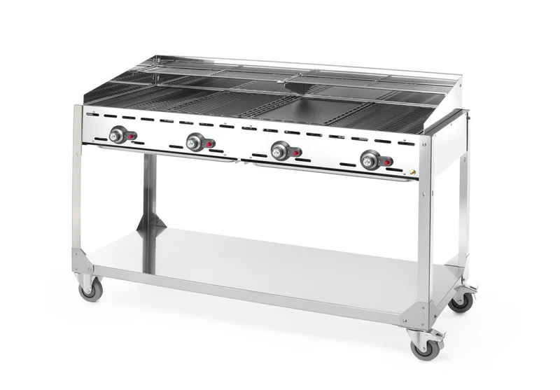 HENDI Grillsystem Green Fire mit 4 Brennern