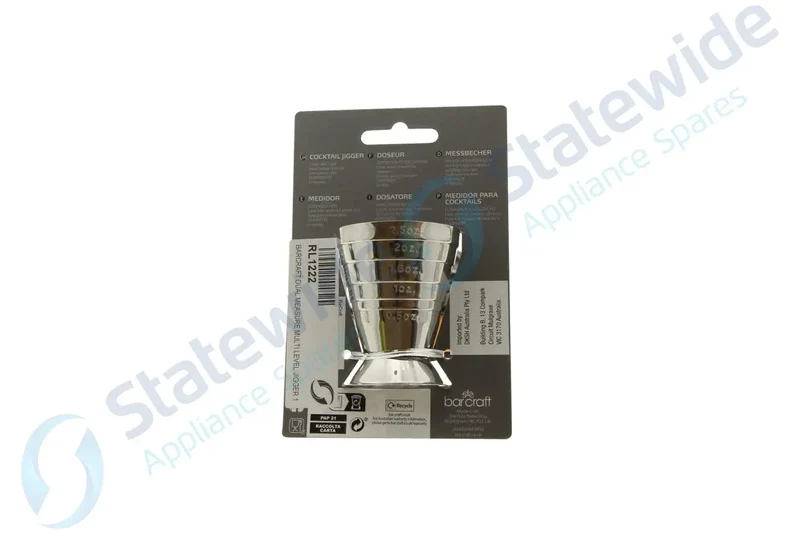 Barcraft Dual Measure Multi Level Jigger 15ML-75ML