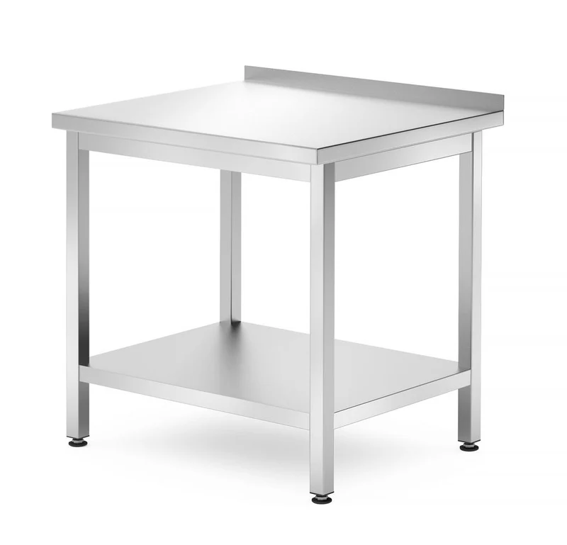 HENDI Wandtisch mit Ablage – verschraubt, Tiefe 700 mm