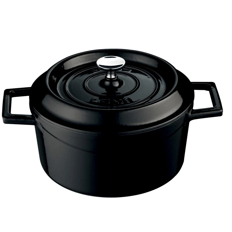 Combisteel Lava Gusseisen Casserole Ø32 Schwarz