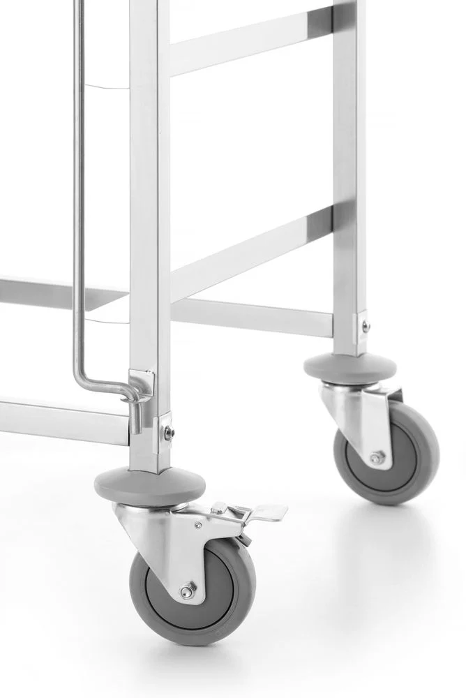 HENDI Transportwagen für Spülmaschinenkörbe - 7 Körbe à 500x500 mm